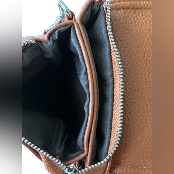 Befen Small Brown Leather Crossbody - Picture 6 of 6